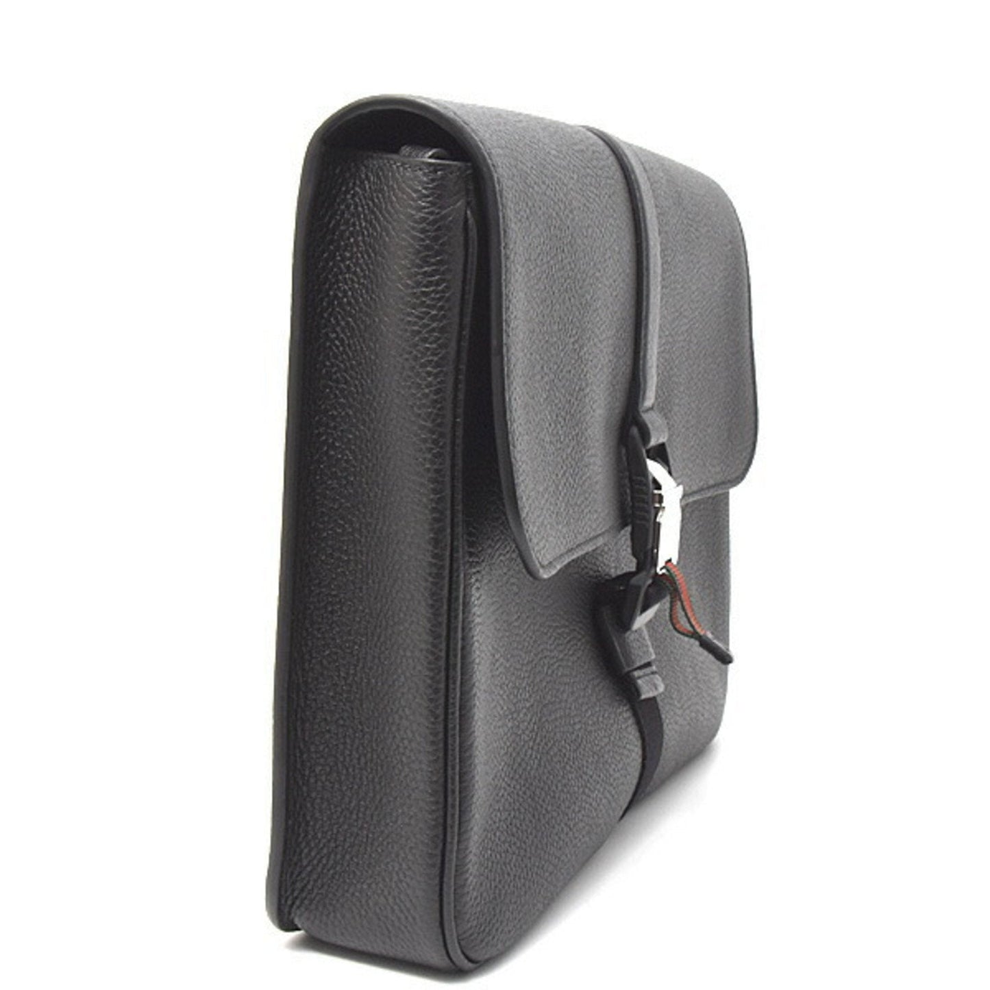 Gucci Black Leather Clutch Bag