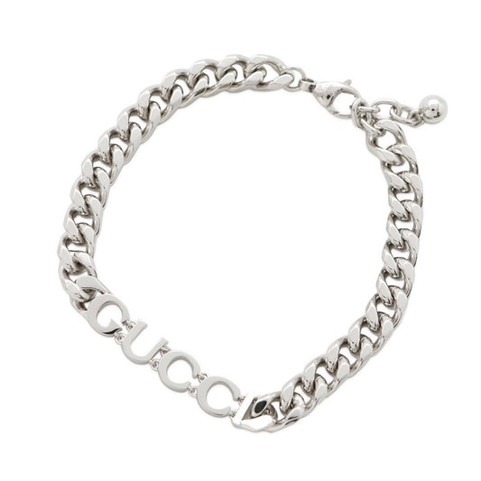 Gucci Silver Metal Charm Bracelet
