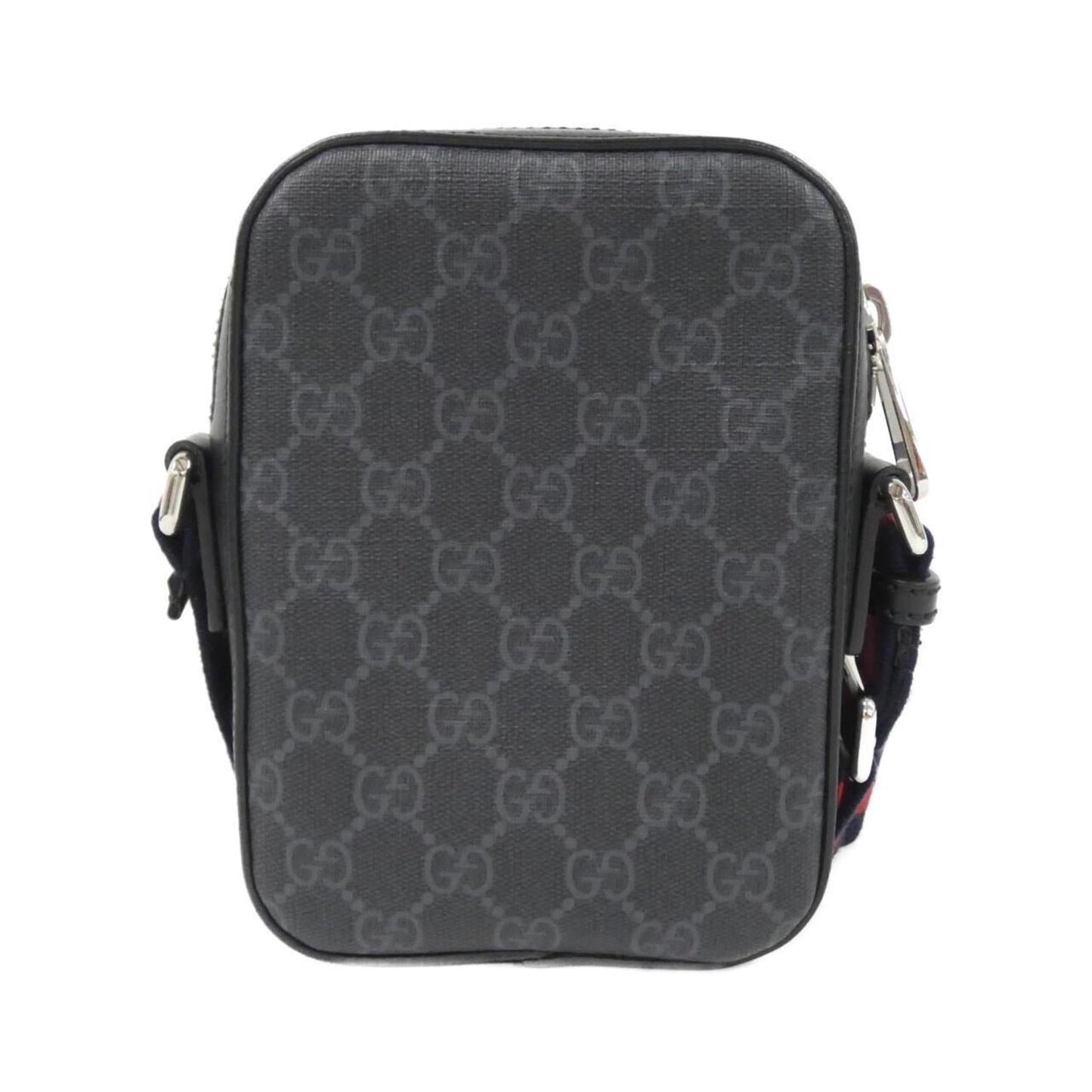Gucci Black Gray Gg Supreme Shoulder Bag