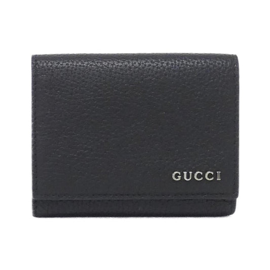 Gucci Black Leather Wallet (Tri-Fold)