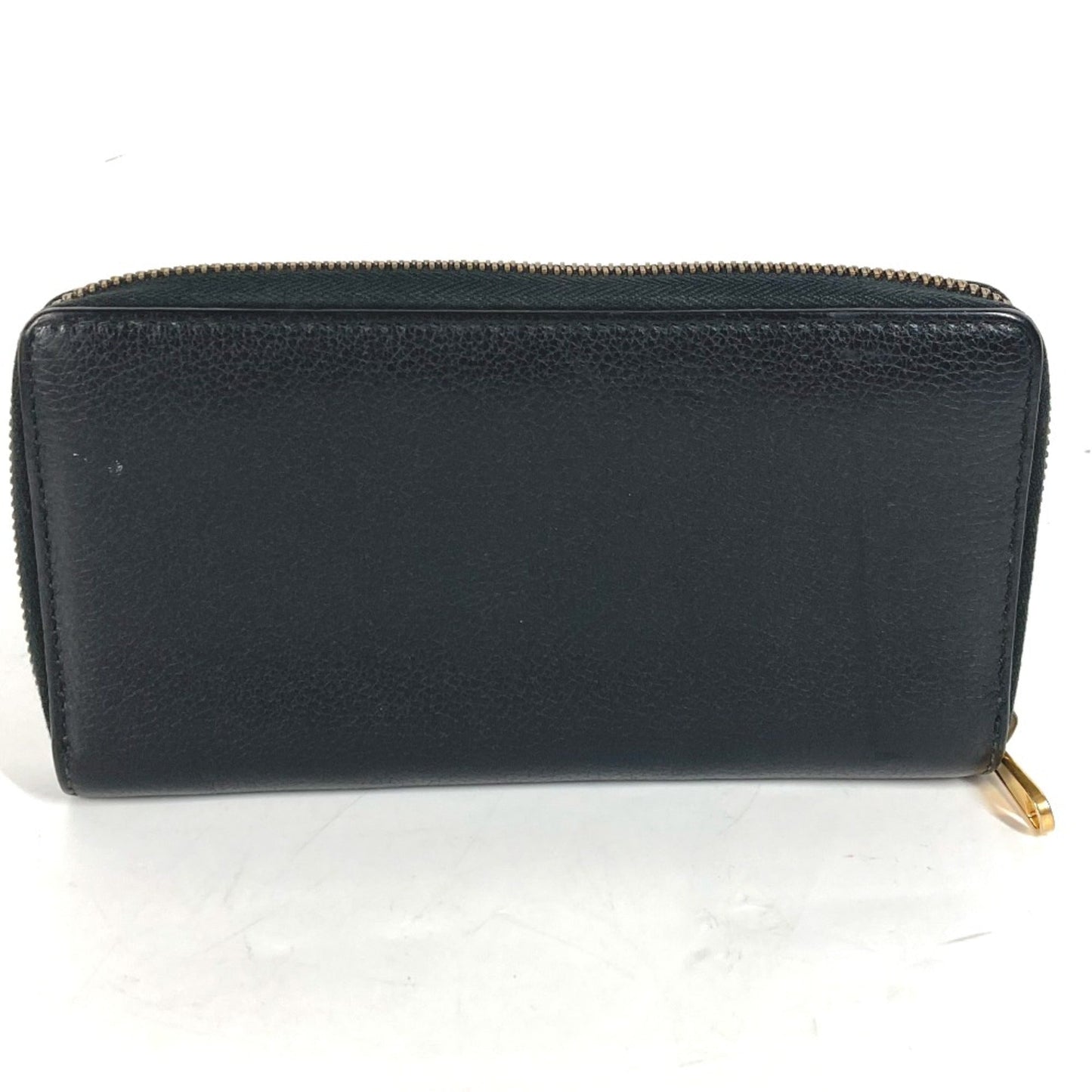 Gucci Black Leather Long Wallet (Bi-Fold)