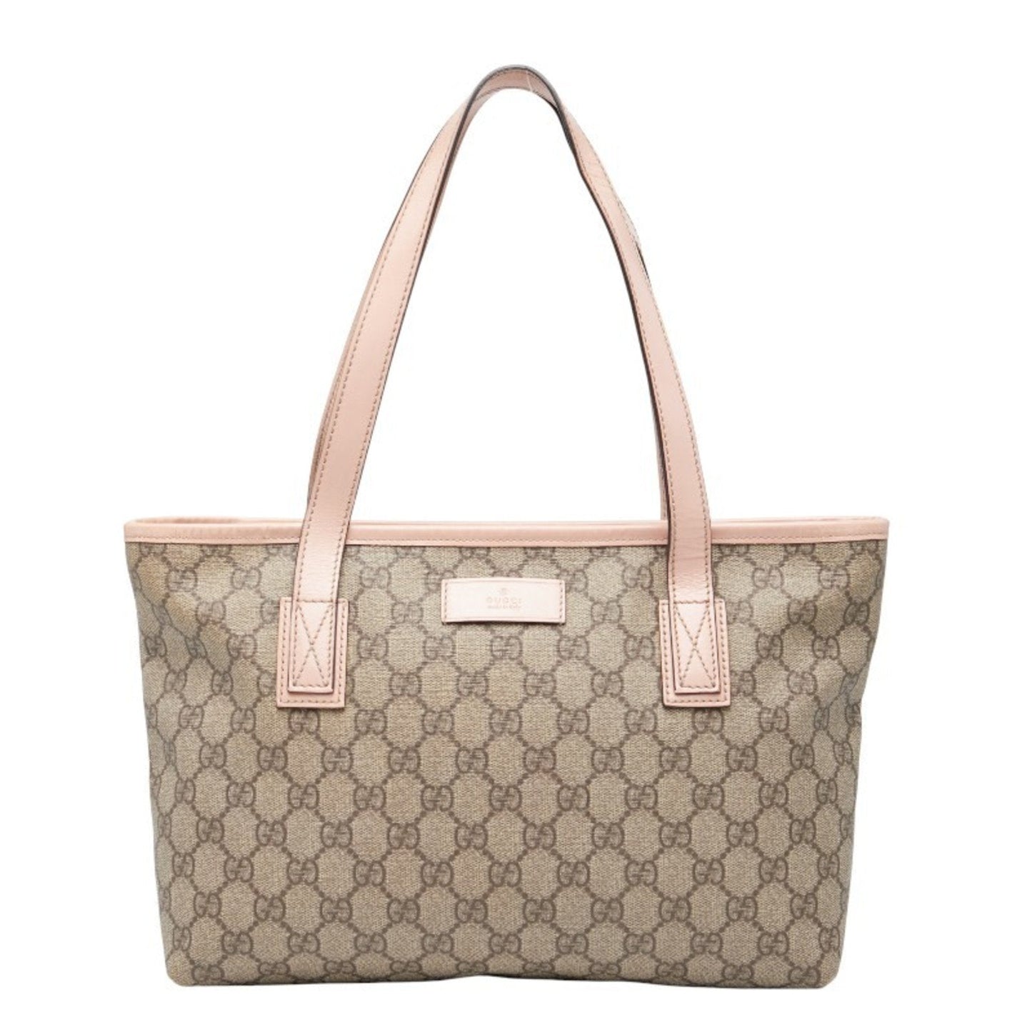 Gucci Beige Pink Gg Supreme Handbag Tote Bag