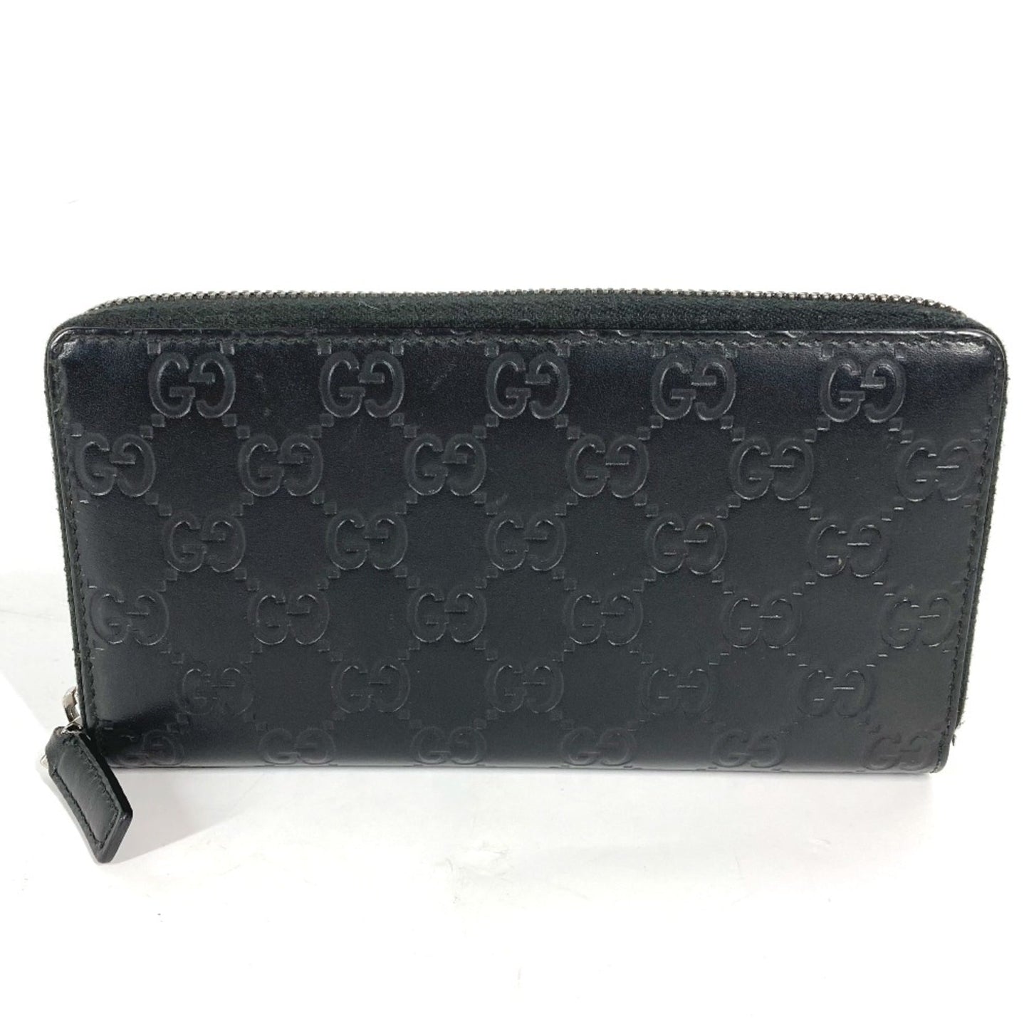 Gucci Black Leather Long Wallet (Bi-Fold)