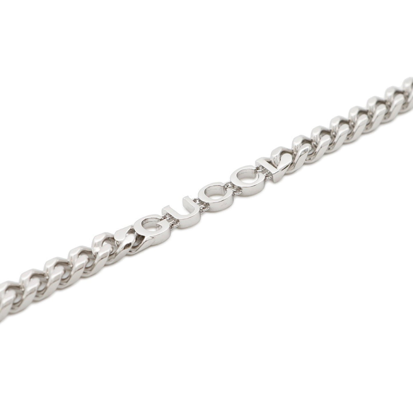 Gucci Silver Metal Charm Bracelet