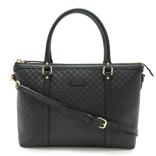 Gucci Black Leather Shoulder Bag Tote Bag