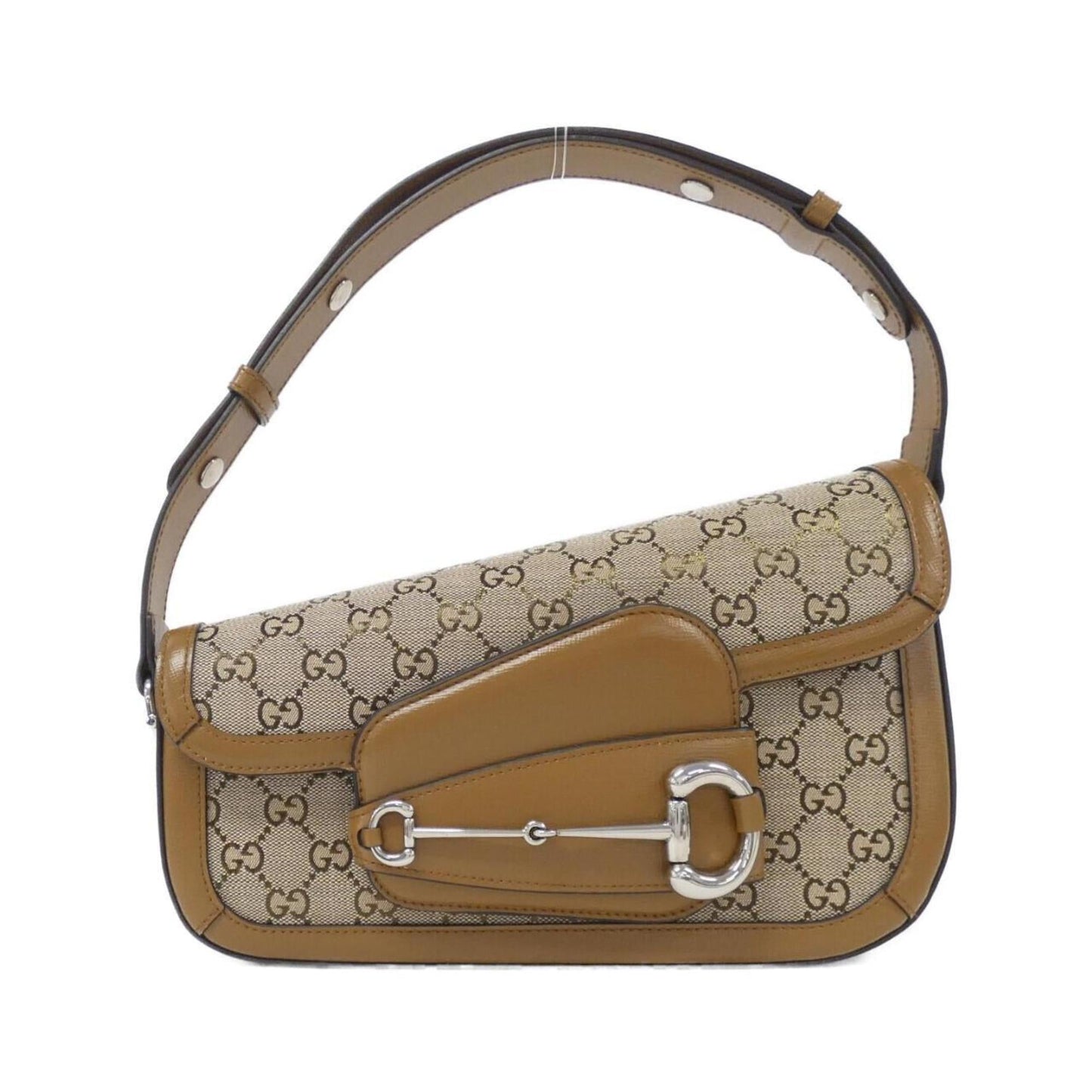 Gucci Beige Gg Canvas Shoulder Bag