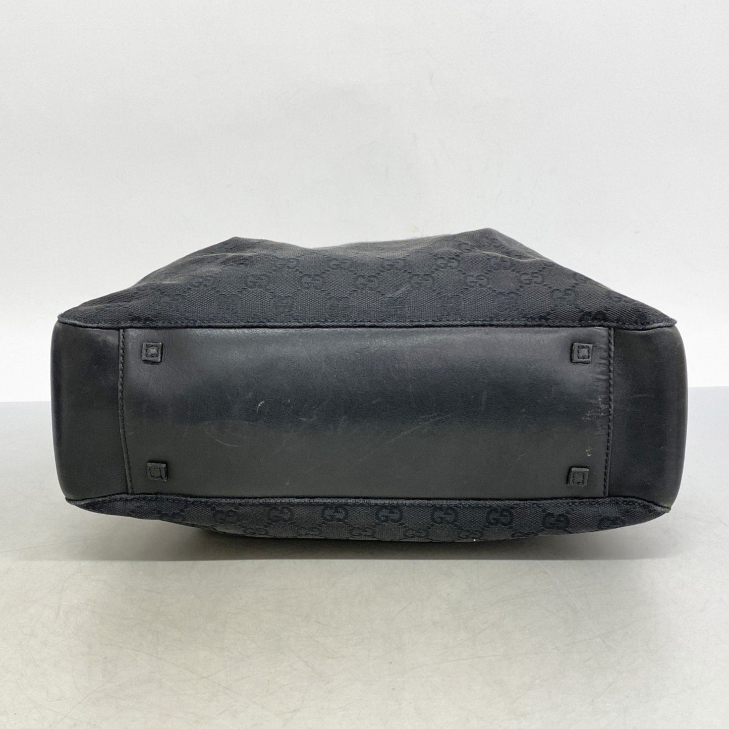 Gucci Black Canvas Tote Bag