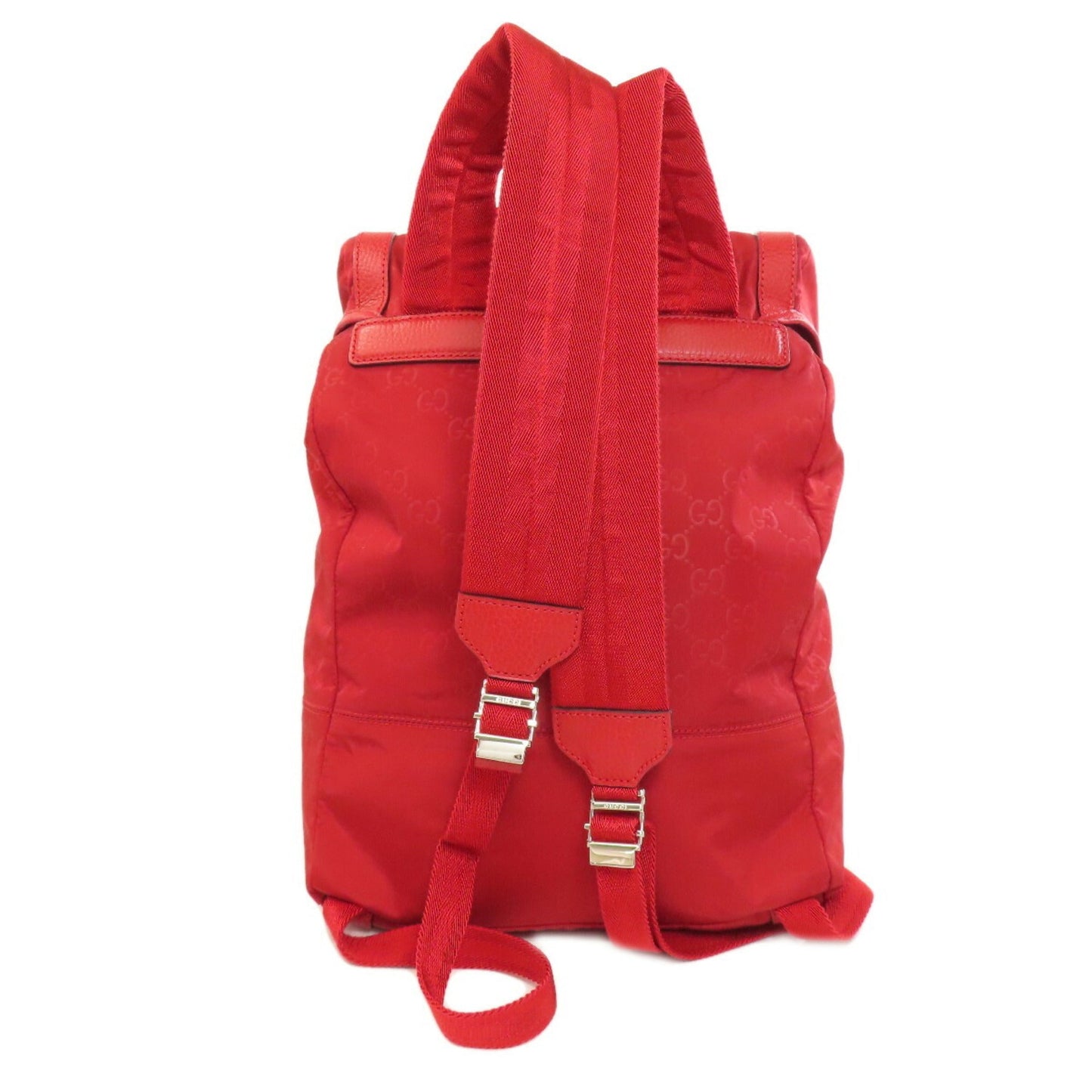 Gucci Red Color Nylon Backpack