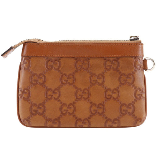 Gucci Brown Leather Pouch