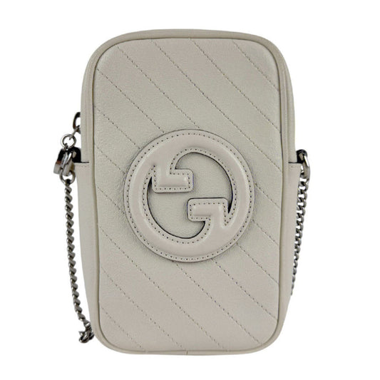 Gucci Ivory Leather Shoulder Bag