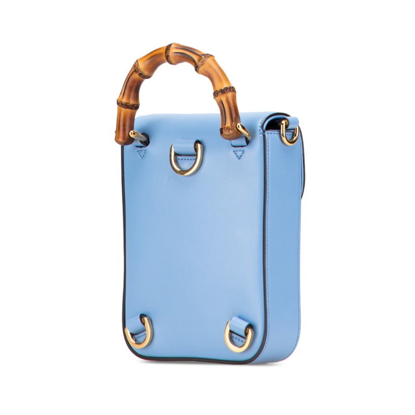 Gucci Light Blue Bamboo Backpack