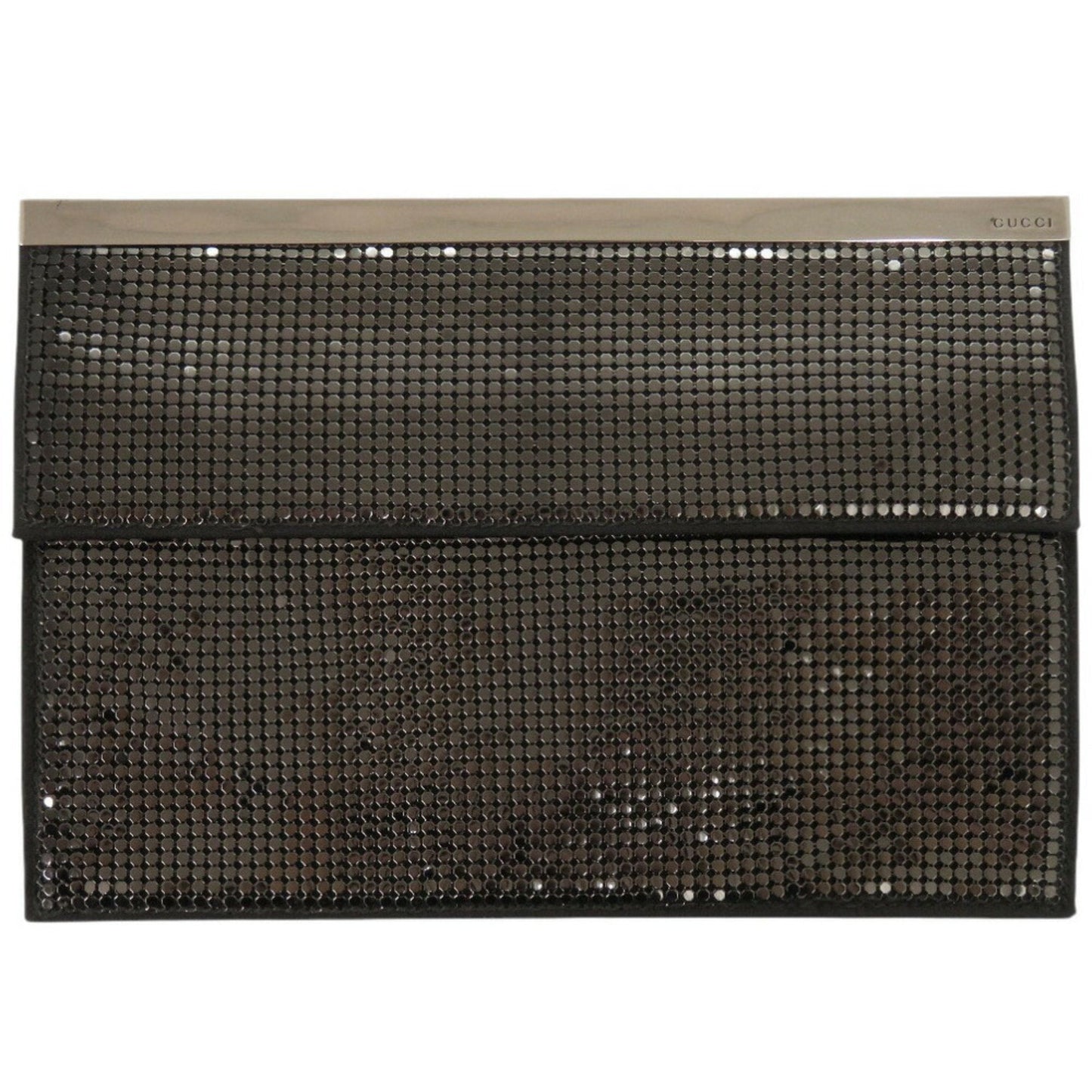 Gucci Black Satin Clutch Bag