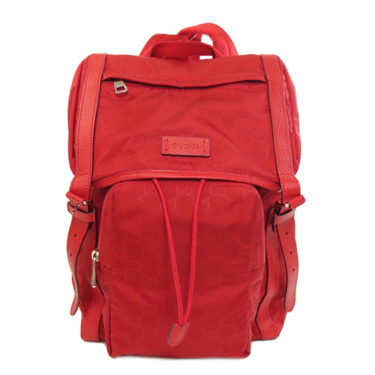 Gucci Red Color Nylon Backpack
