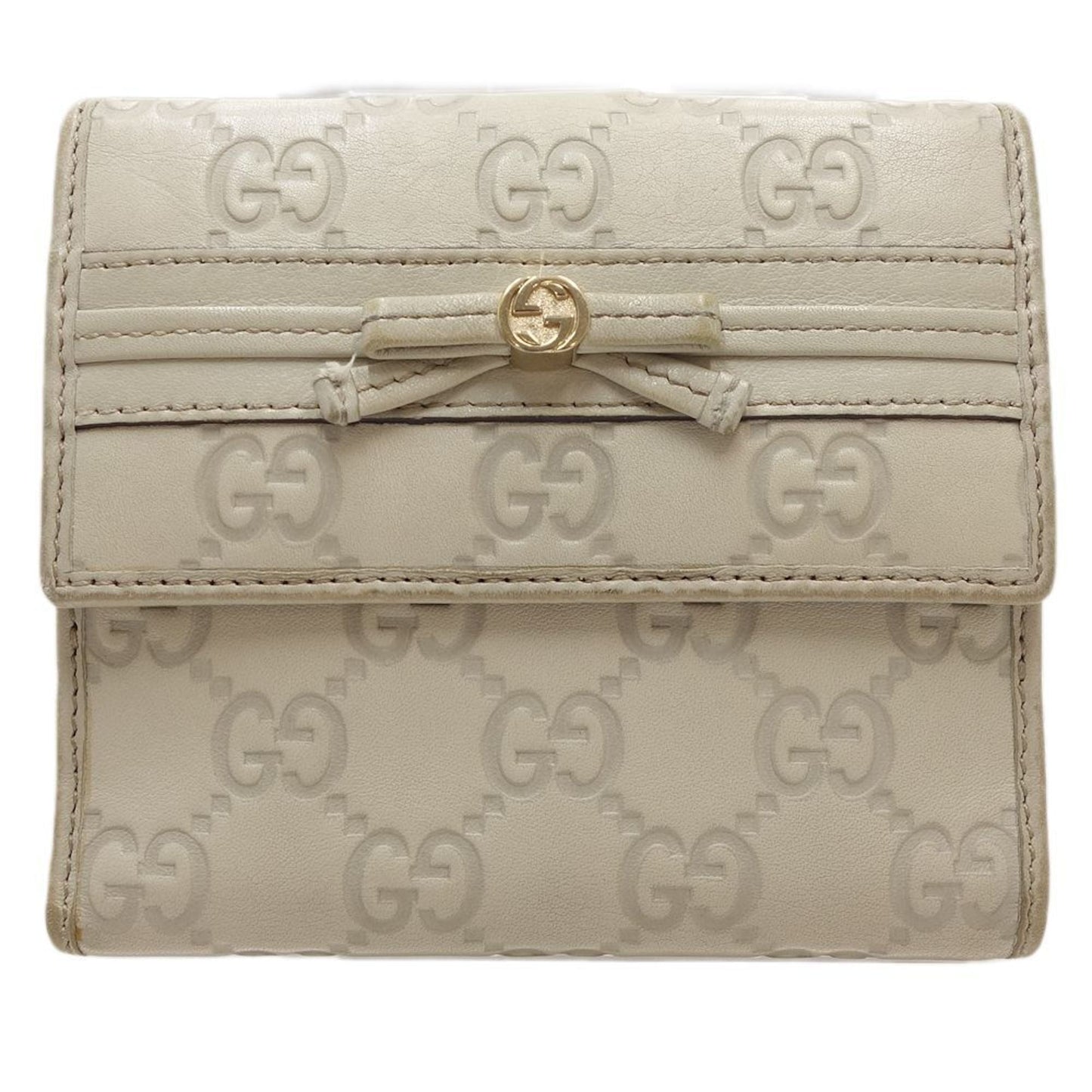 Gucci Ivory Leather Wallet (Bi-Fold)