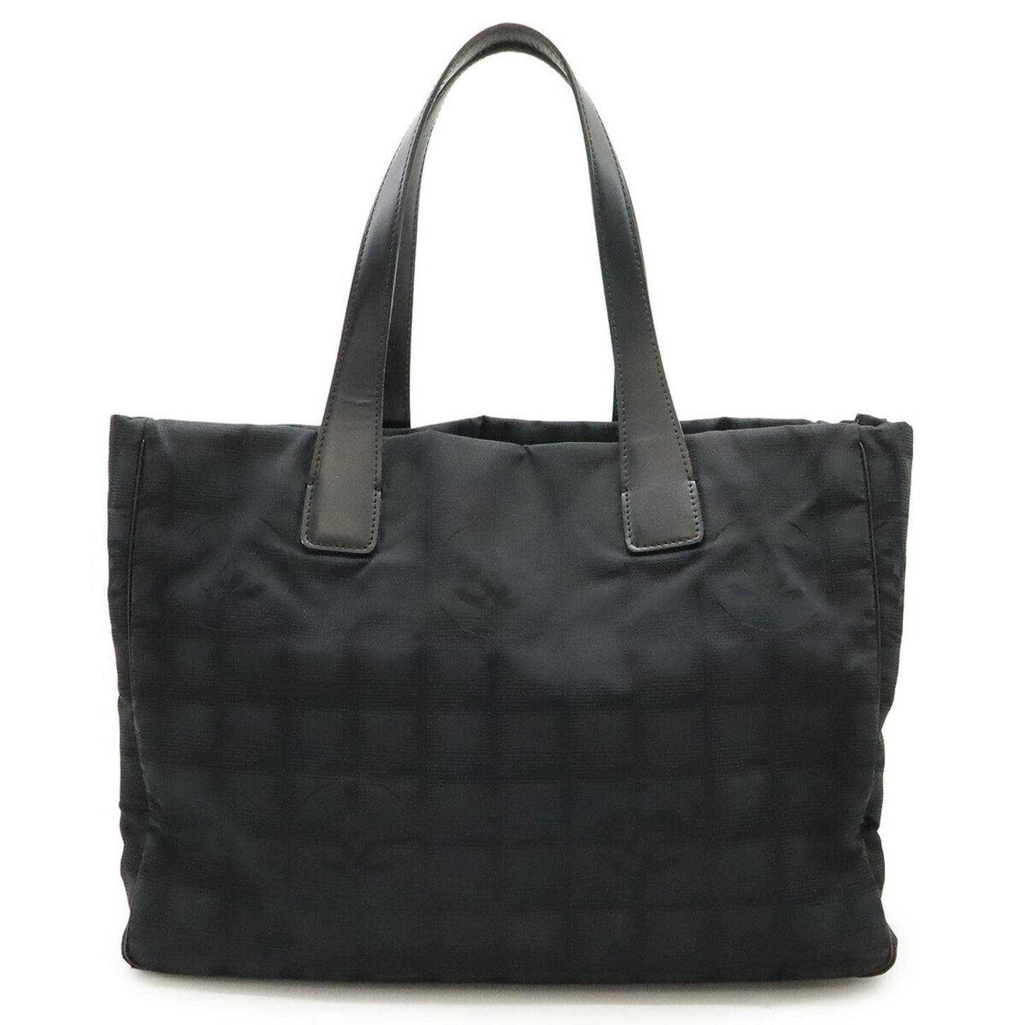 Chanel Black New Travel Line Leather Tote Bag