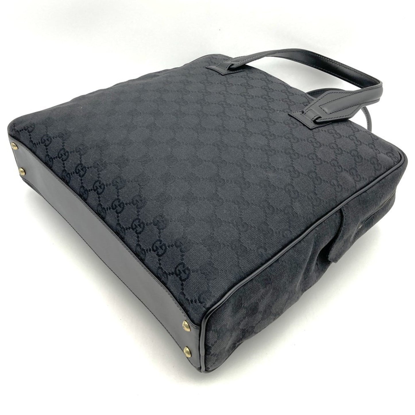 Gucci Gg Canvas Black Gg Canvas Handbag Tote Bag