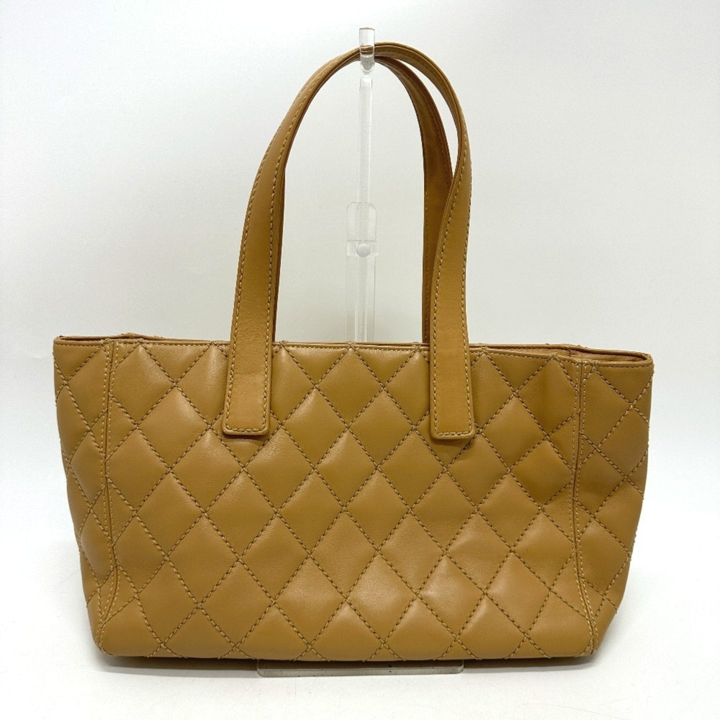 Chanel Beige Leather Tote Bag