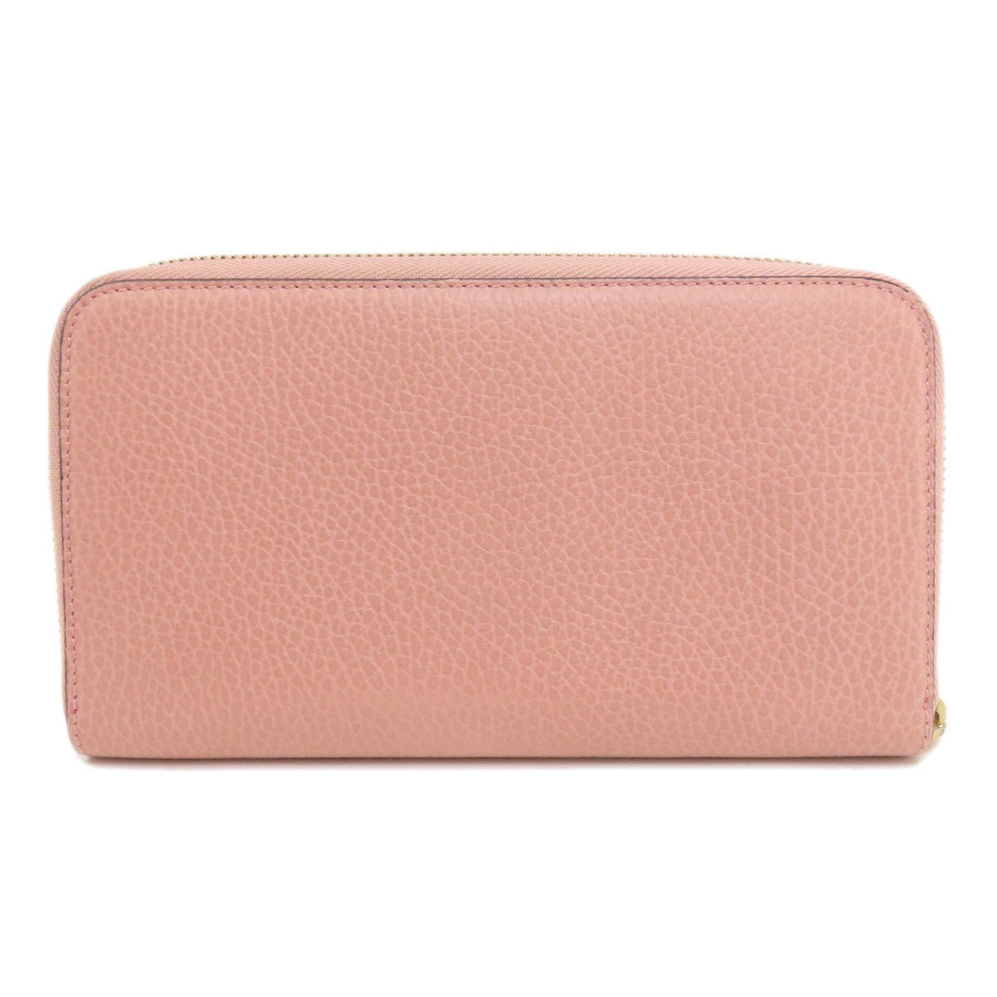 Gucci Pink Leather Long Wallet (Bi-Fold)