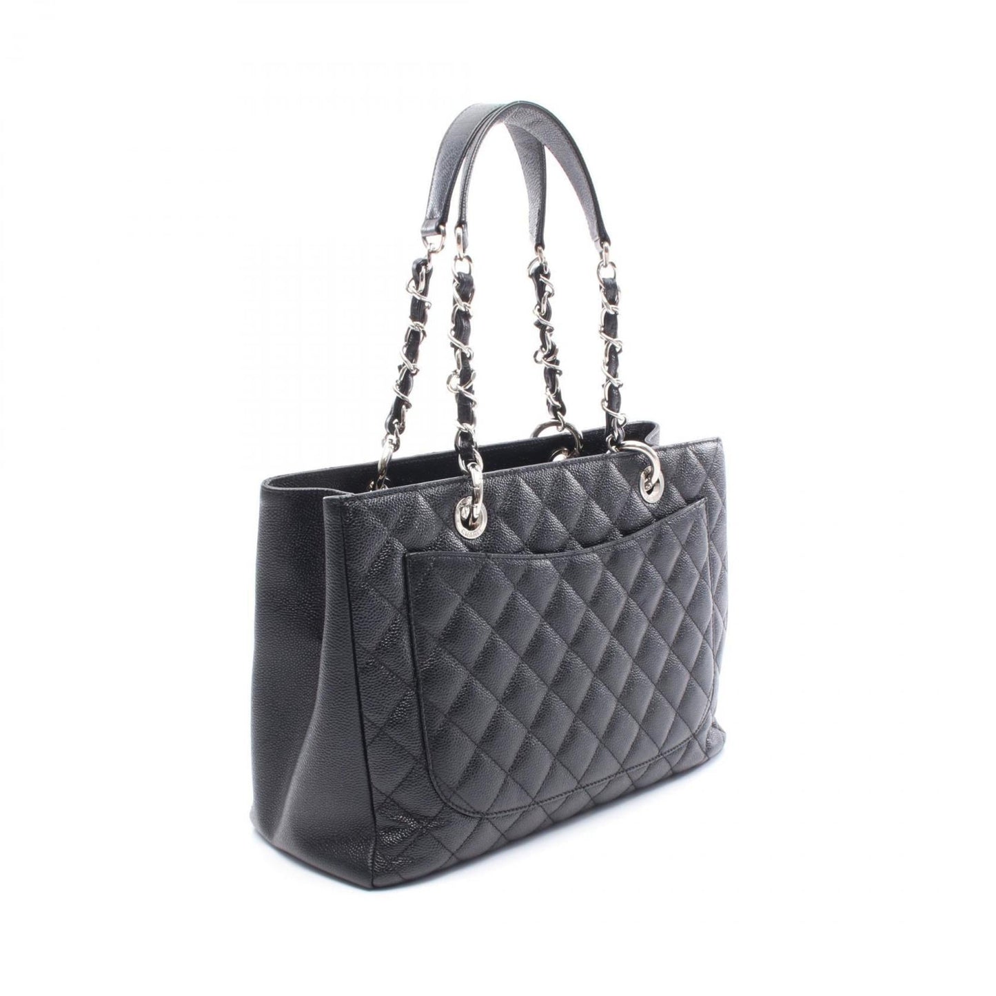 Chanel Black Leather Tote Bag