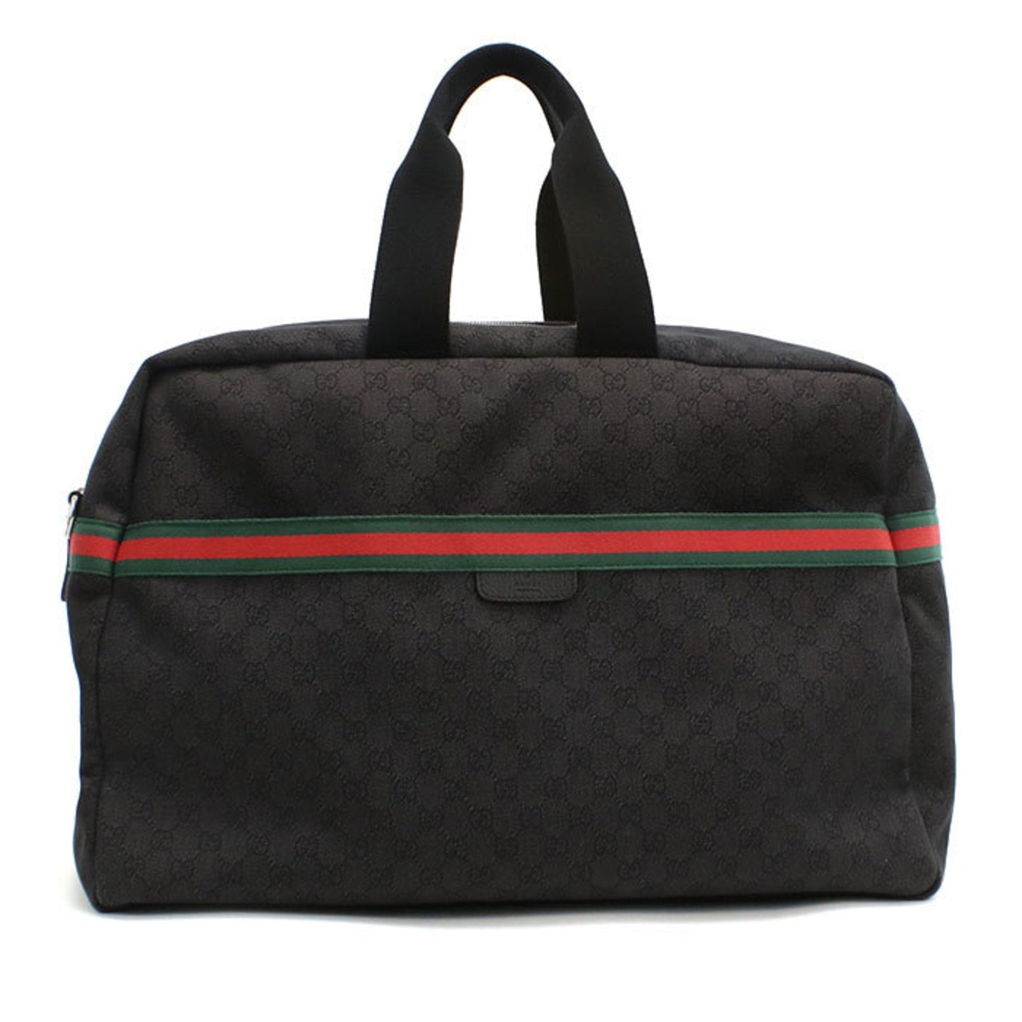 Gucci Black Canvas Handbag Tote Bag