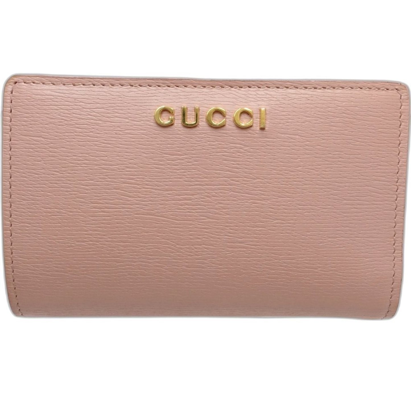 Gucci Pink Leather Wallet (Bi-Fold)