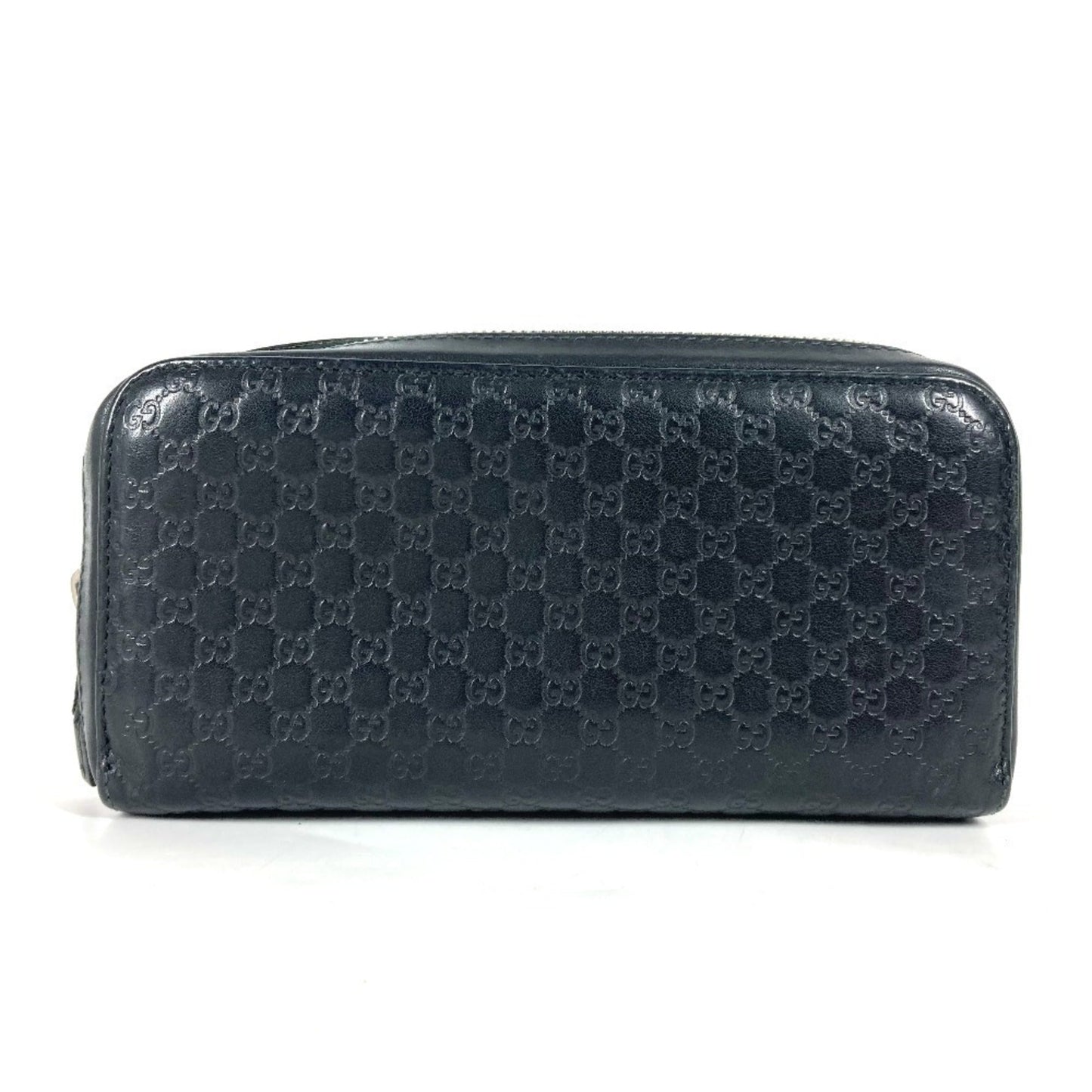 Gucci Black Leather Long Wallet (Bi-Fold)