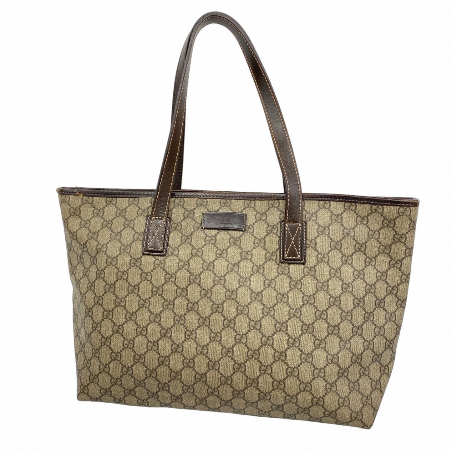 Gucci Brown Pvc Tote Bag