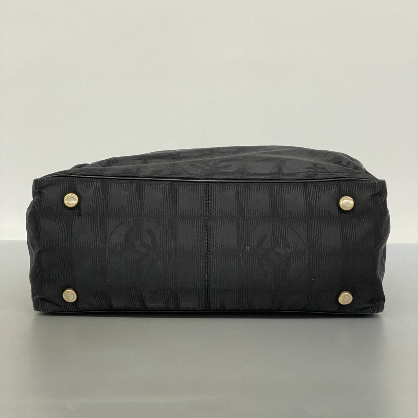 Chanel Black Nylon Tote Bag