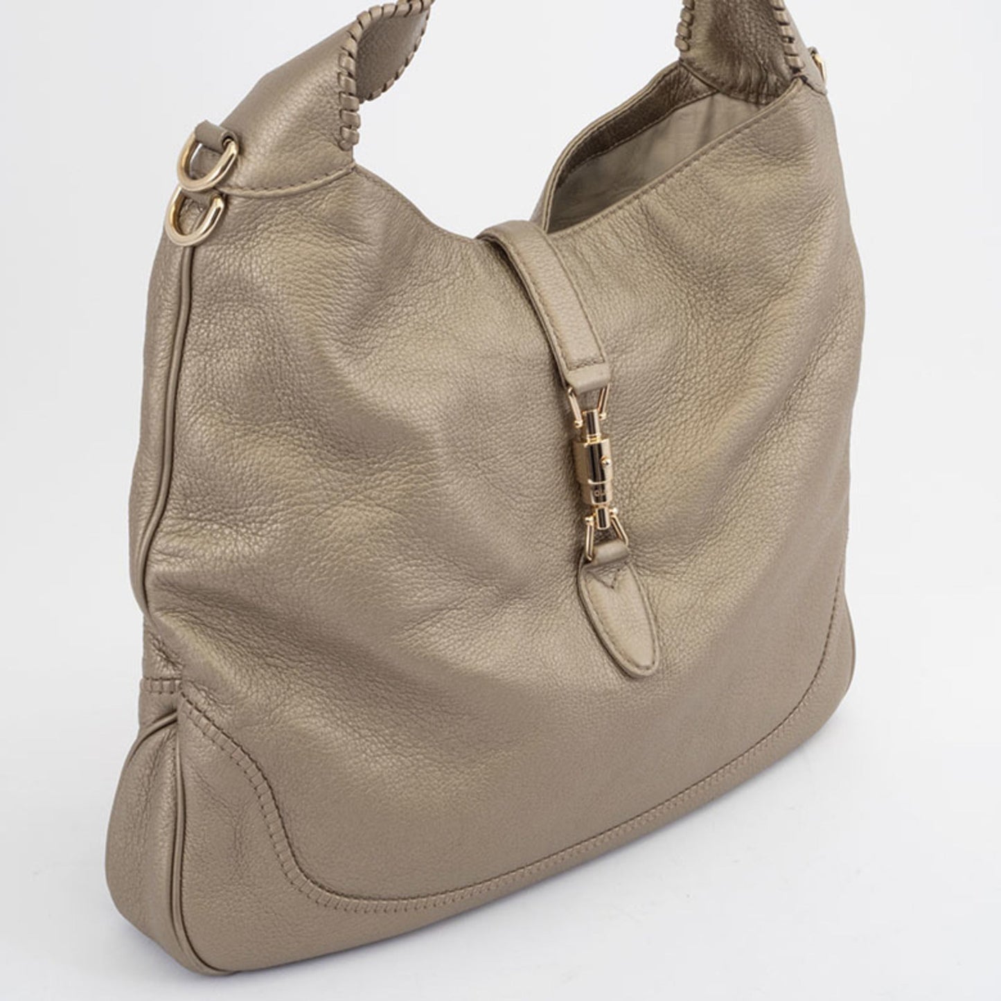 Gucci Gold Leather Shoulder Bag