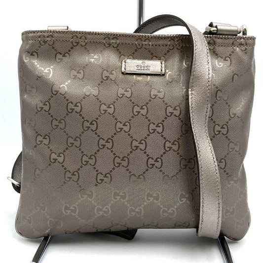 Gucci Gg Imprimé Metallic Pink Gg Imprimé Shoulder Bag Sling Bag