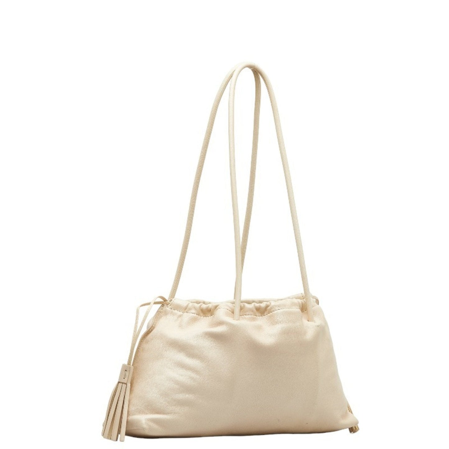 Gucci Ivory White Leather Handbag Tote Bag