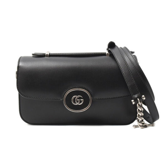 Gucci Black Leather Shoulder Bag