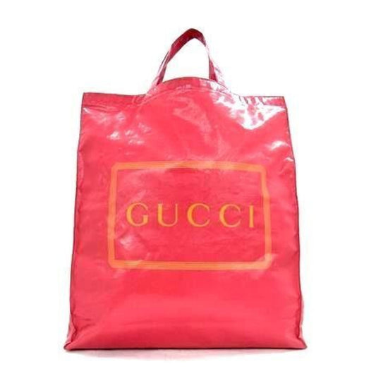 Gucci Pink Pvc Handbag Shoulder Bag Tote Bag