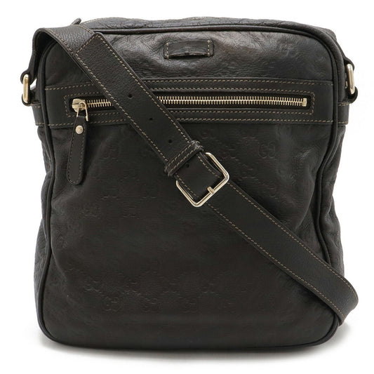 Gucci Dark Brown Leather Shoulder Bag