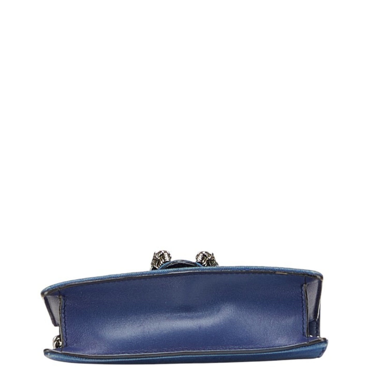 Gucci Blue Leather Shoulder Bag
