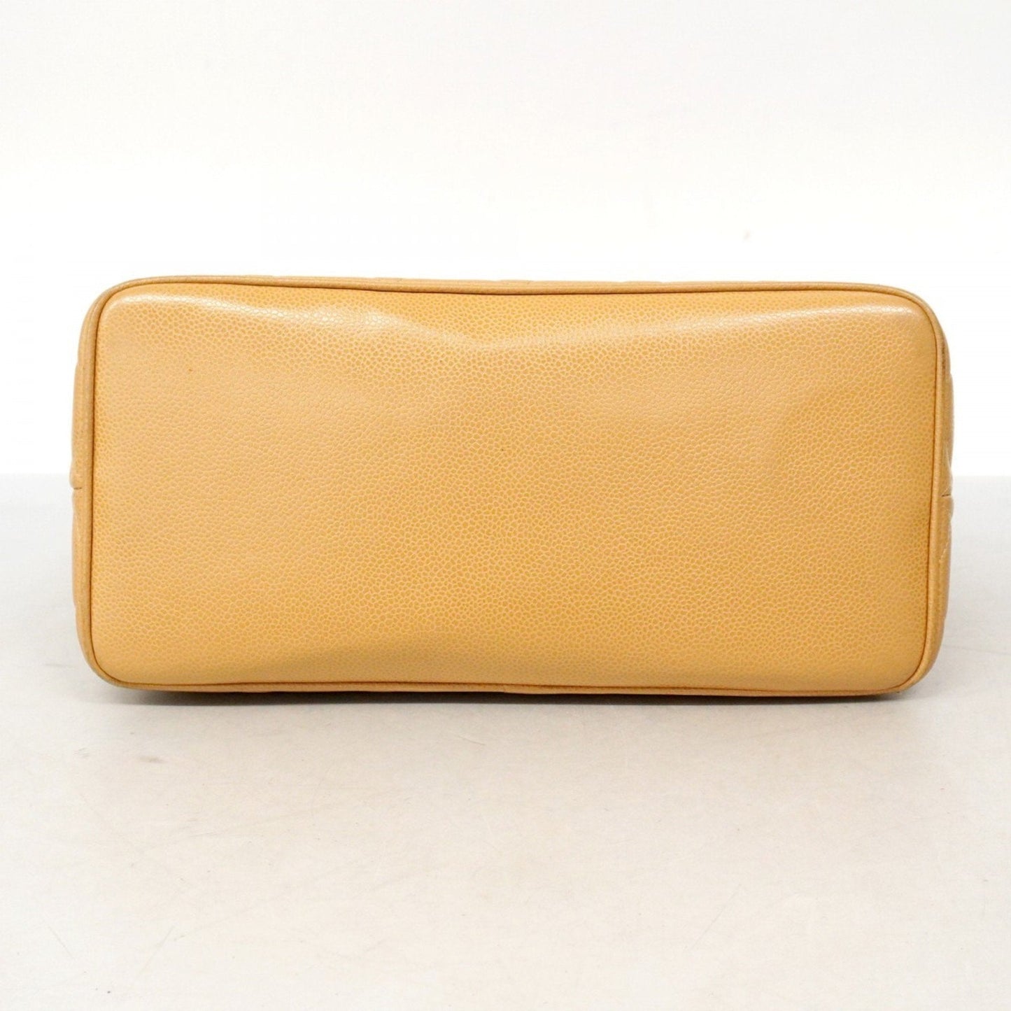 Chanel Beige Grained Calfskin Tote Bag