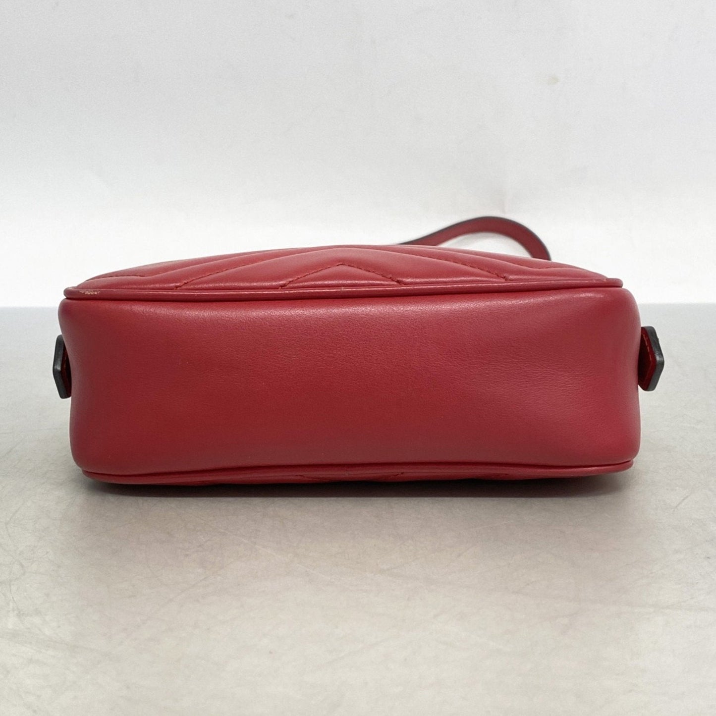 Gucci Red Color Leather Shoulder Bag