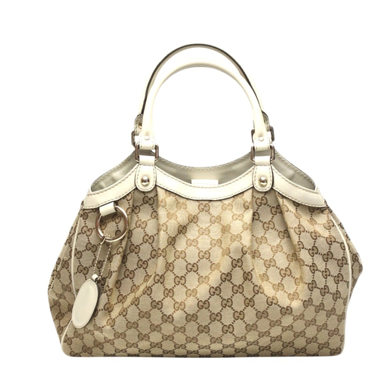Gucci Brown Gg Canvas Handbag