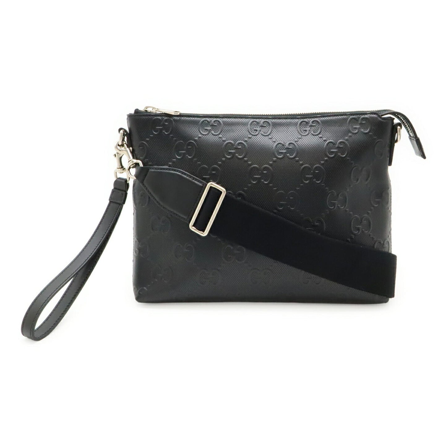 Gucci Black Leather Clutch Bag Shoulder Bag
