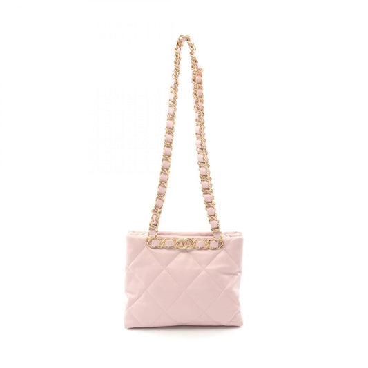 Chanel Pink Leather Tote Bag