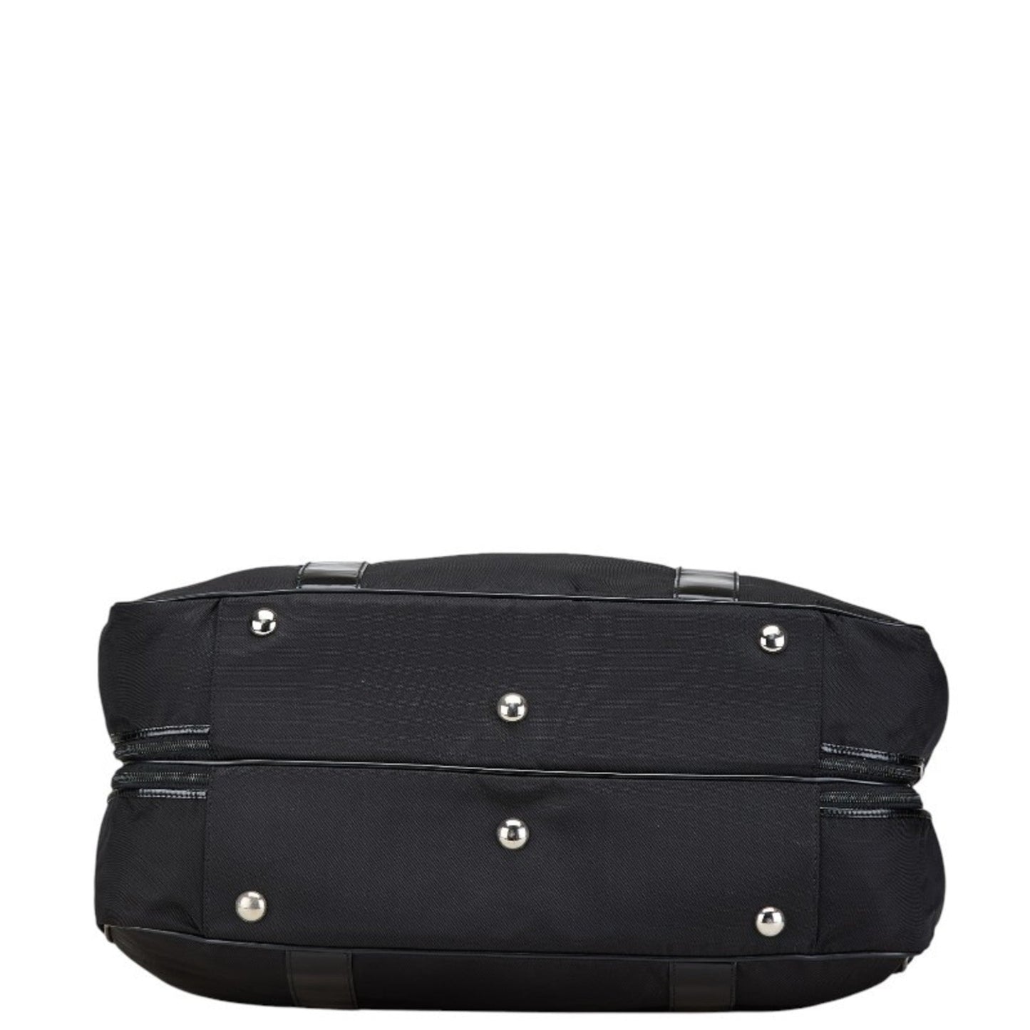 Gucci Black Nylon Leather Boston Bag Shoulder Bag