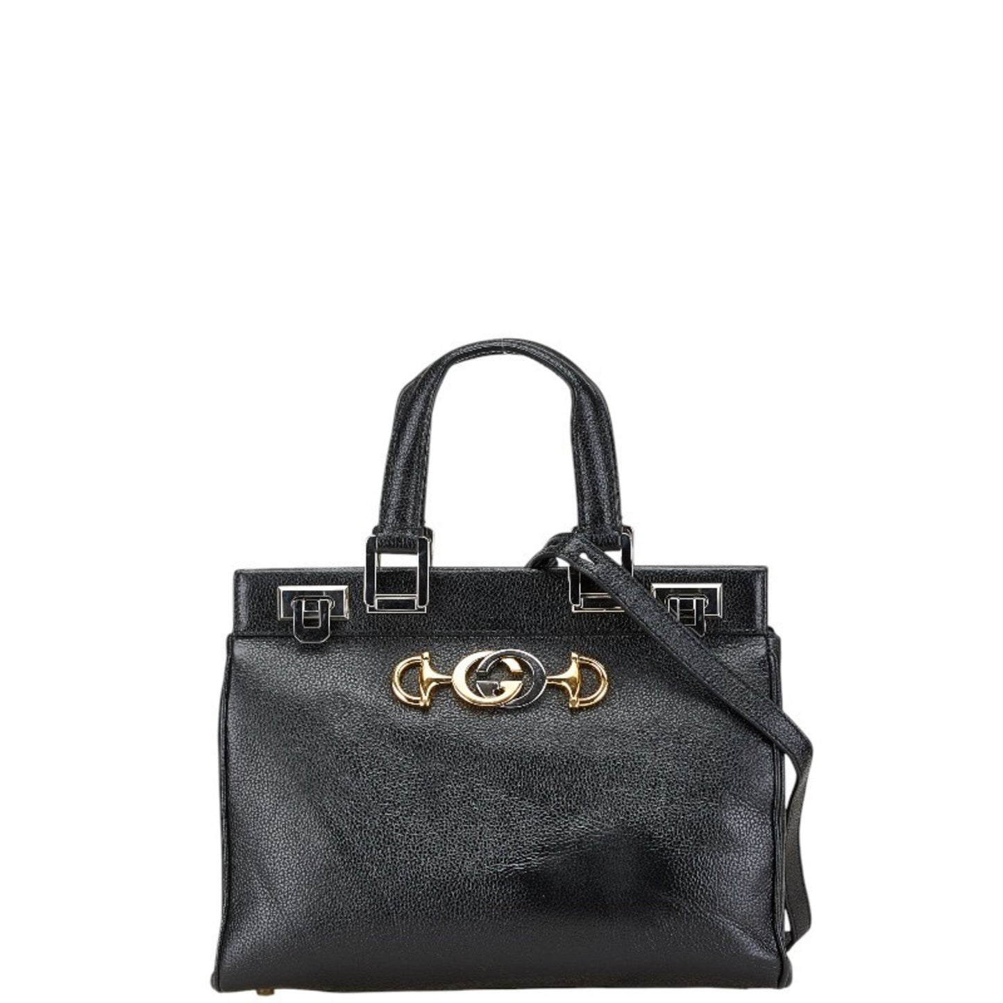 Gucci Black Leather Shoulder Bag