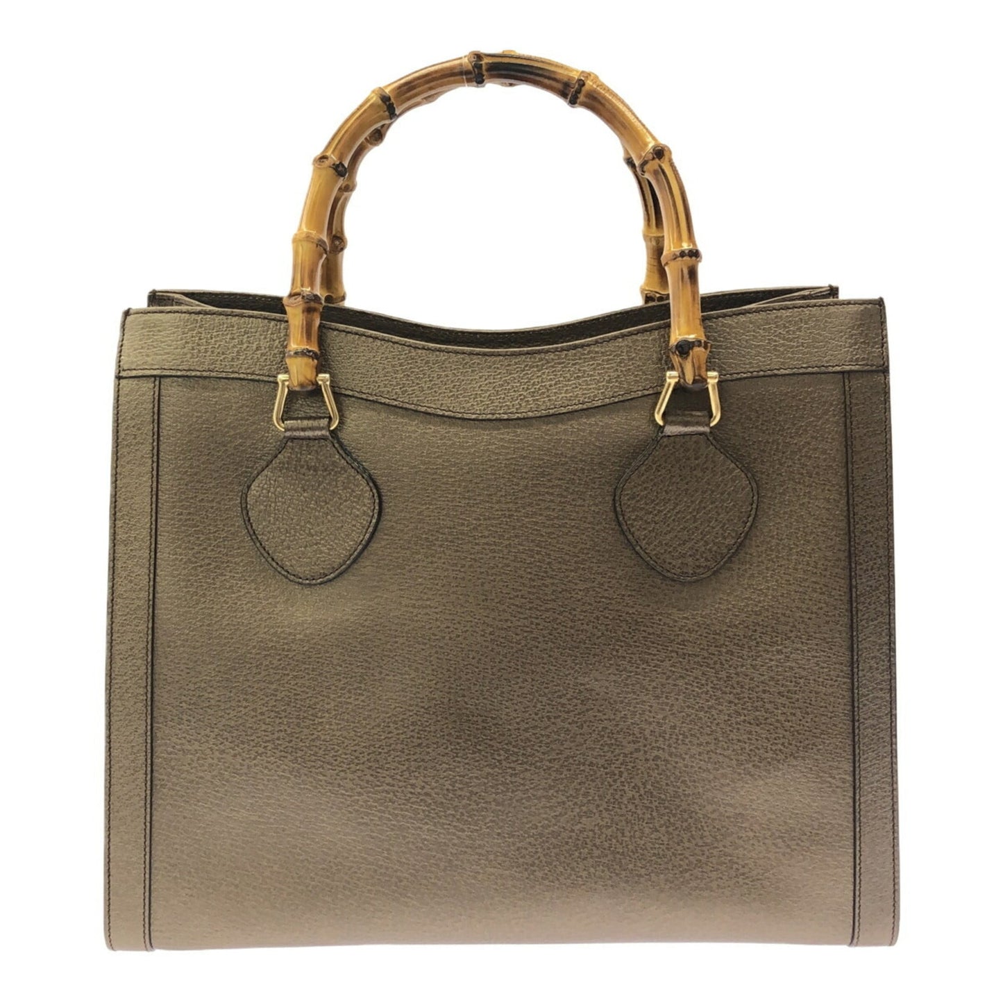 Gucci Brown Bamboo Handbag Tote Bag