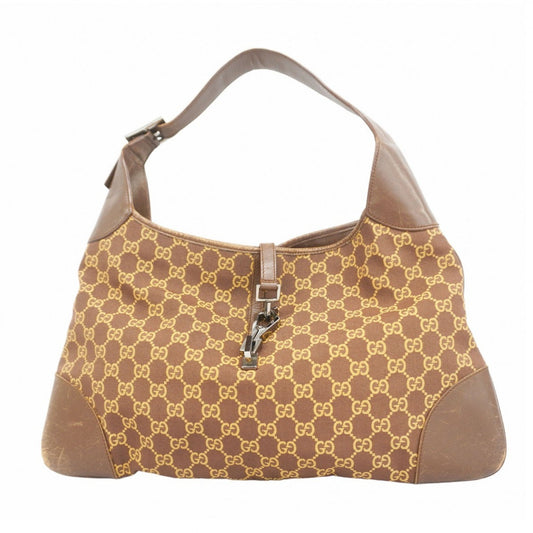 Gucci Brown Canvas Handbag