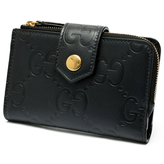 Gucci Black Leather Wallet (Bi-Fold)