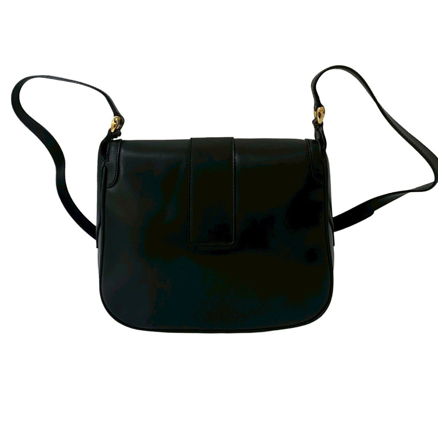 Gucci Black Leather Pochette Shoulder Bag