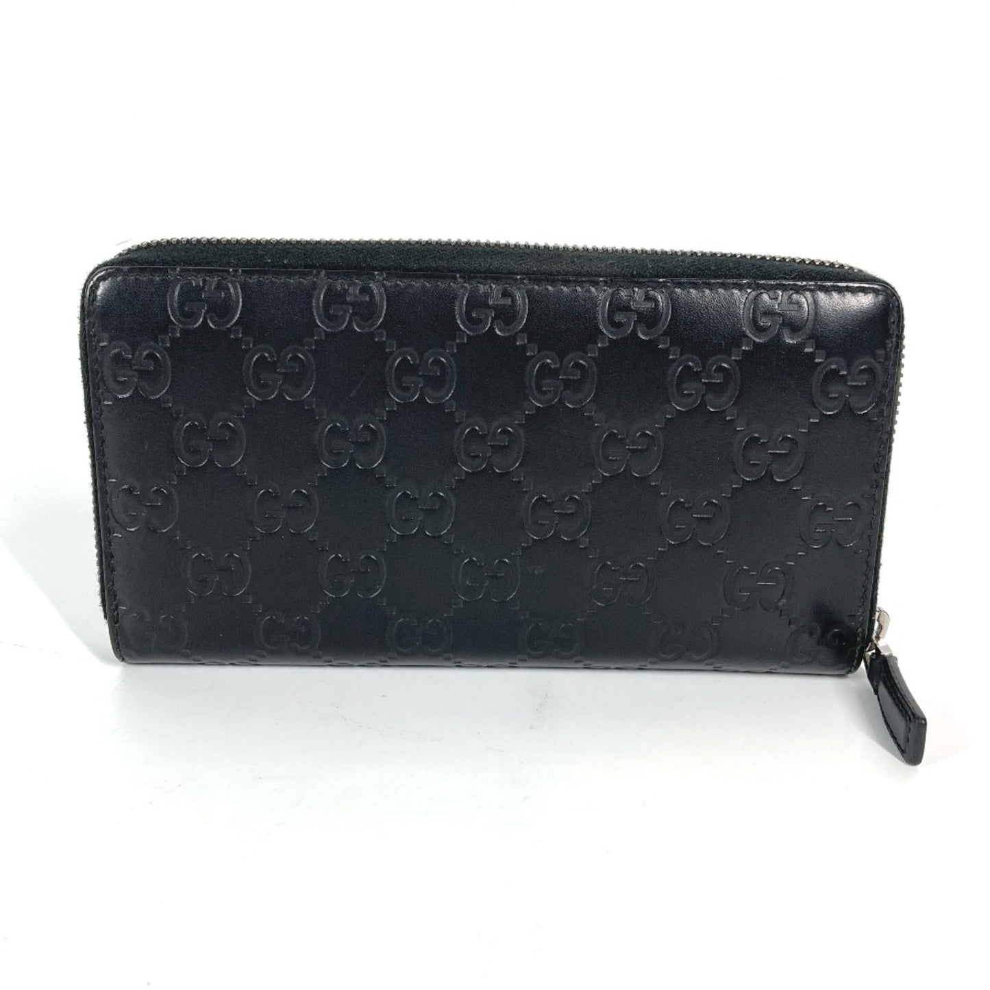 Gucci Black Leather Long Wallet (Bi-Fold)