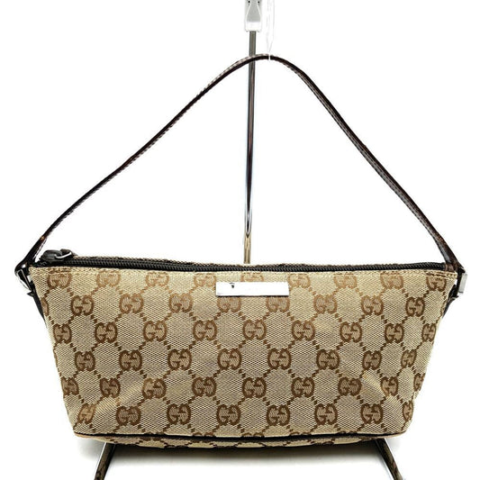 Gucci Brown Gg Canvas Handbag Pouch