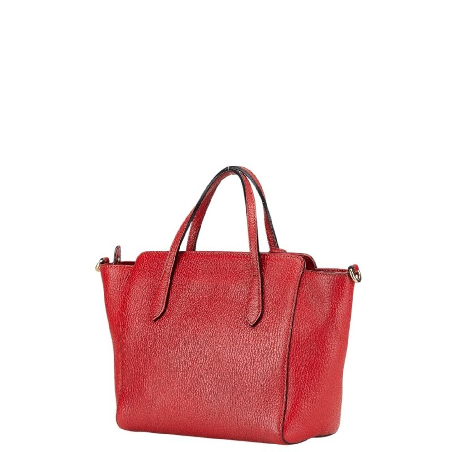 Gucci Red Color Leather Handbag Shoulder Bag