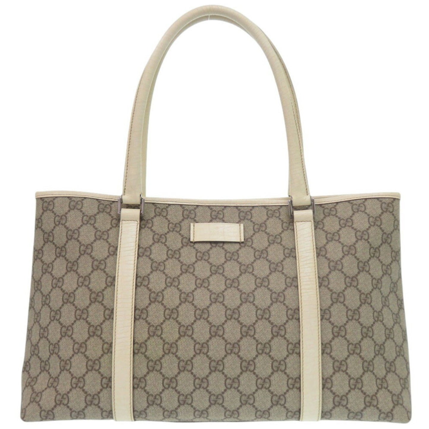 Gucci Beige Pvc Tote Bag